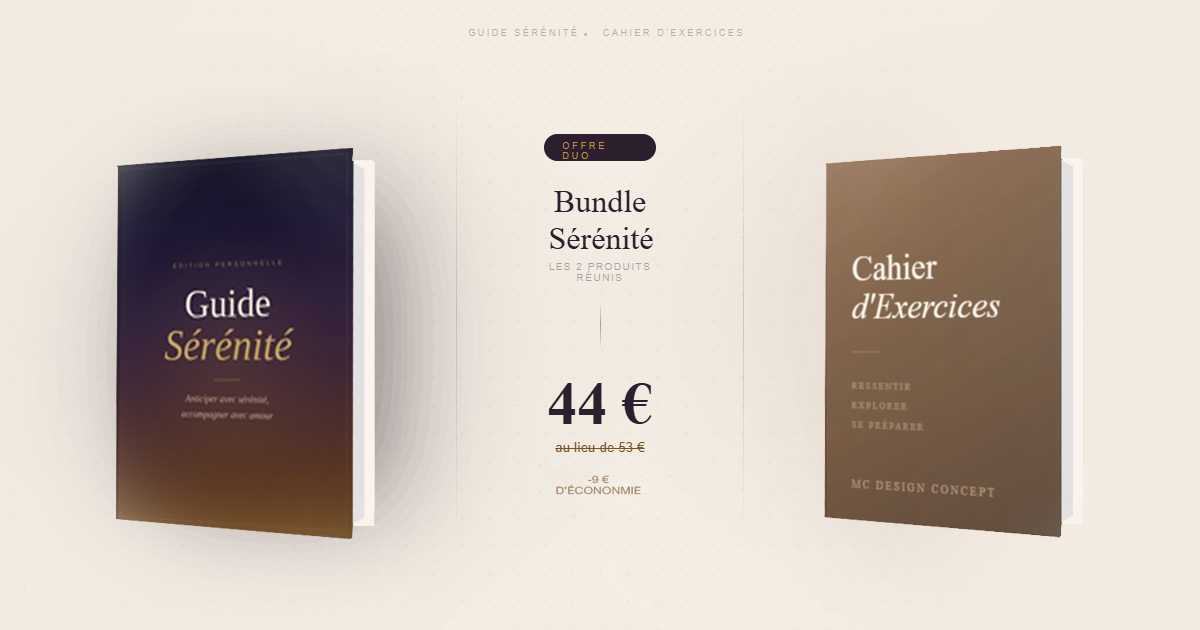 Bundle Sérénité — Guide PDF + Cahier d'Exercices